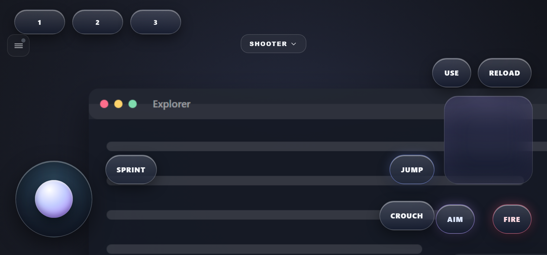 Gamepad — landscape gaming